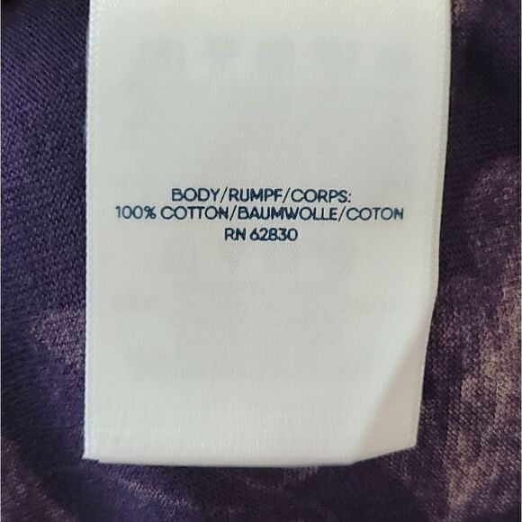 LANDS' END Floral Split Neck Dress - Picture 9 of 9